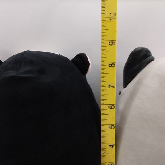 2 8" Squishmallow Plush Toys Raccoon Skunk Forest Animals Kellytoy - Picture 9 of 11